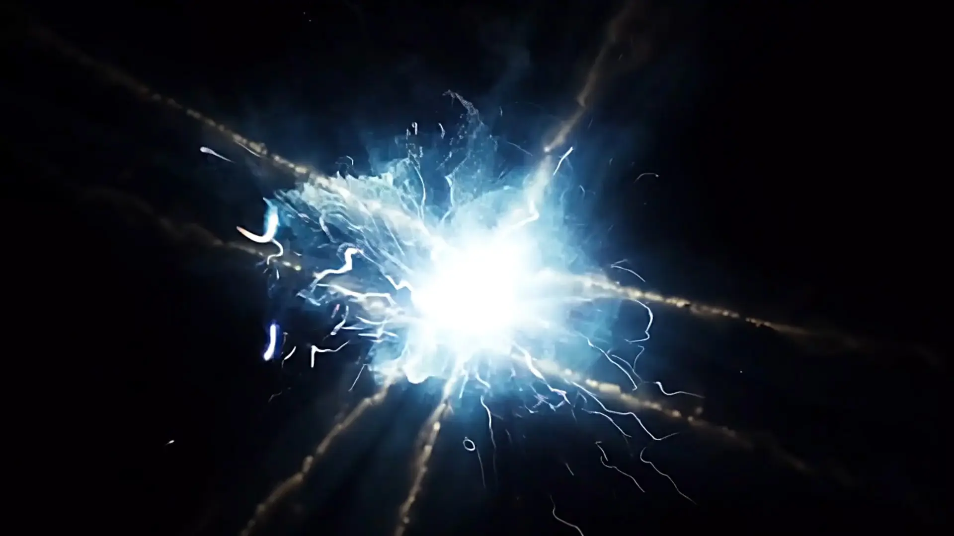 Dynamic Electrical Explosion Background for Logo Animation